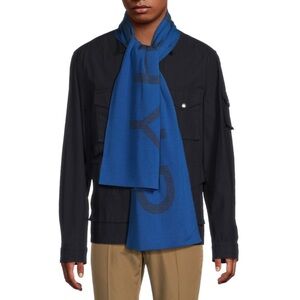 Men's GIVENCHY Logo Wool Scarf